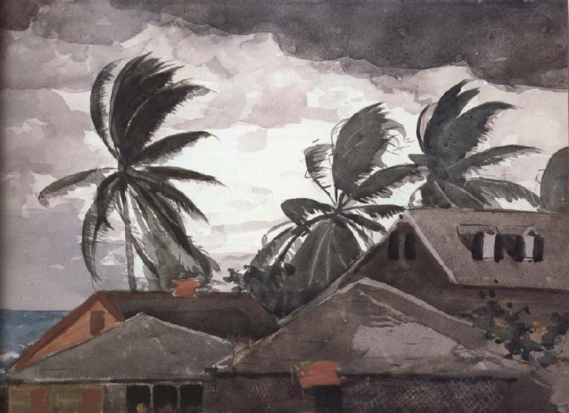 Winslow Homer Ouragan aux Bahamas oil painting image